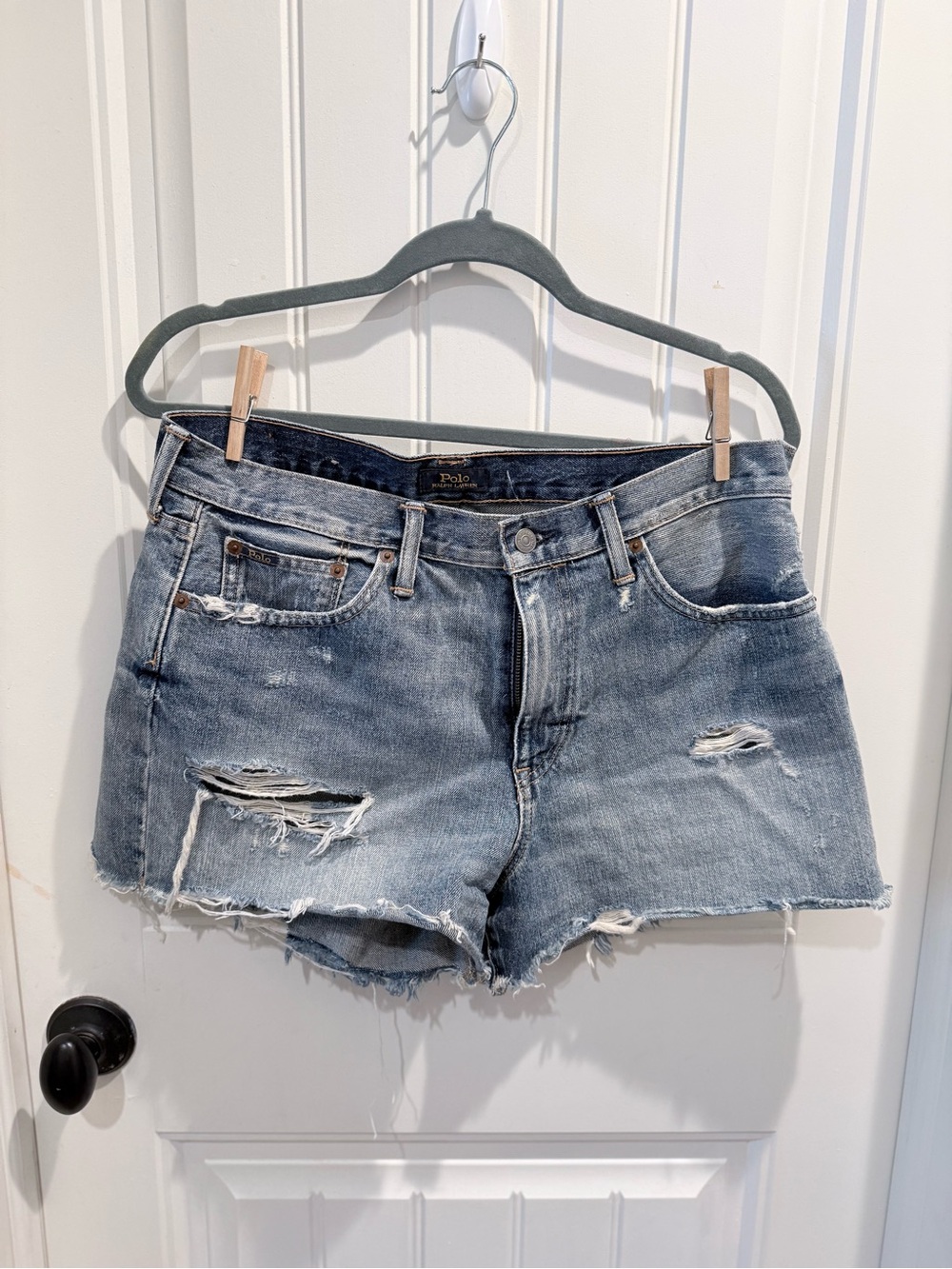 Polo Ralph Lauren Sophia Jean Shorts - Blue